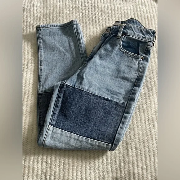 pacsun colored blocked jeans - Picture 1 of 9